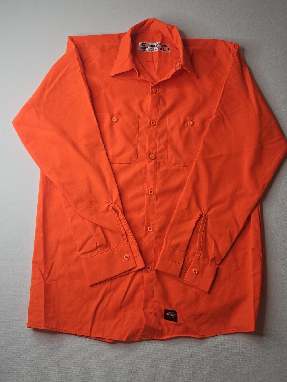 Red Kap Men's Short Sleeve Industrial Work Shirt Size MEDIUM